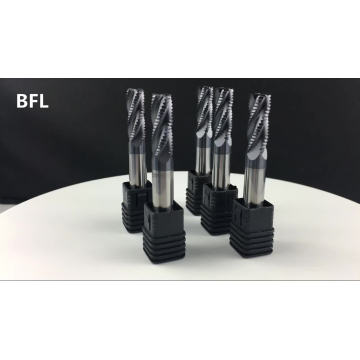 Bólido de BFL 3 4 Flute Roughing End Mill, revestimento de metal de trituração